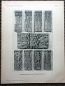 zz-lusc19,tafel 124 benin nigeria,holz-platte mit figuren